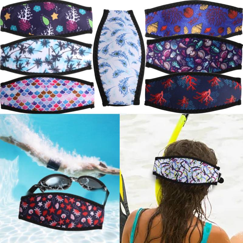 Mask Lanyard Adjustable - สายรัดดําน้ําฝาครอบหน้ากากสายรัดดําน้ําสายรัดศีรษะแถบยืดหยุ่นหน้ากาก Slap สายรัดป้องกันผมยาว Scuba Gear อุปกรณ์เสริม