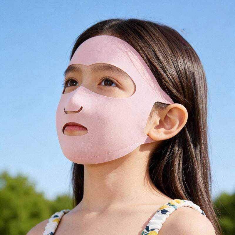หน้ากากกันแดดสำหรับเด็ก ผ้าไอซ - Kids Face Mask บทวิจารณ์และราคา