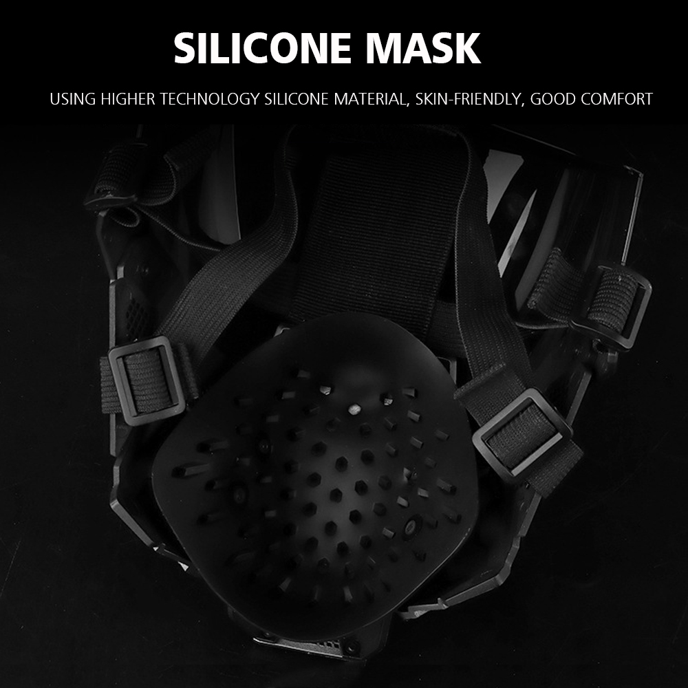 แว่นตาหน้ากากปืนอัดลมป้องกันหม - Anti Pollution Mask บทวิจารณ์และราคา