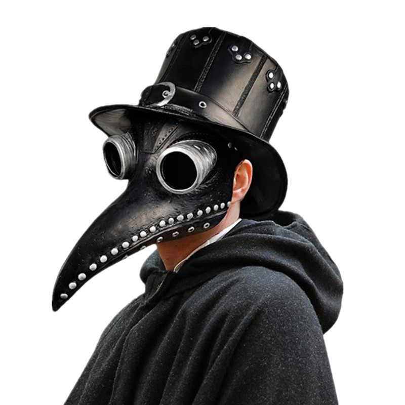5 PC ยางสีดํา Plague Doctor หน - Disposable Surgical Mask บทวิจารณ์และราคา