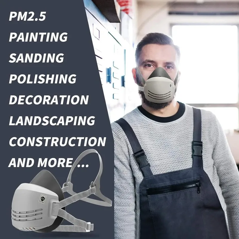 หน้ากากกันฝุ่น + หน้ากากกรองผ้ - Dust Mask Construction บทวิจารณ์และราคา